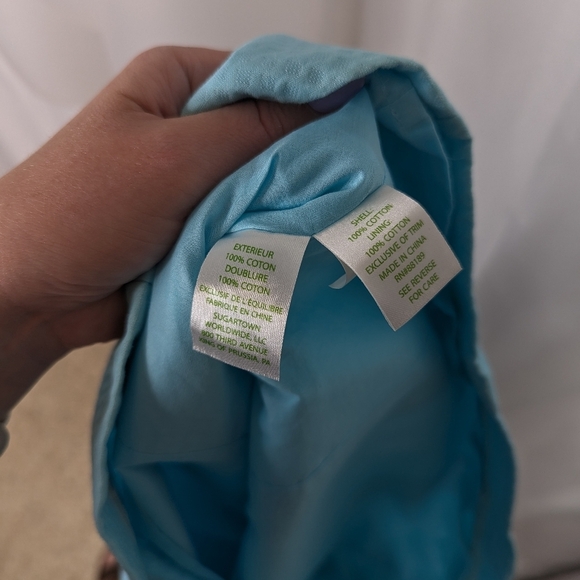 Lilly Pulitzer Suzette Serene Blue Gold Placket Shift Dress - Picture 7 of 7